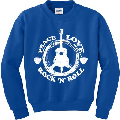 Peace Love Rock 'N' Roll Kids Sweatshirt