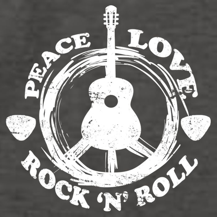 Peace Love Rock 'N' Roll Vector Backpack