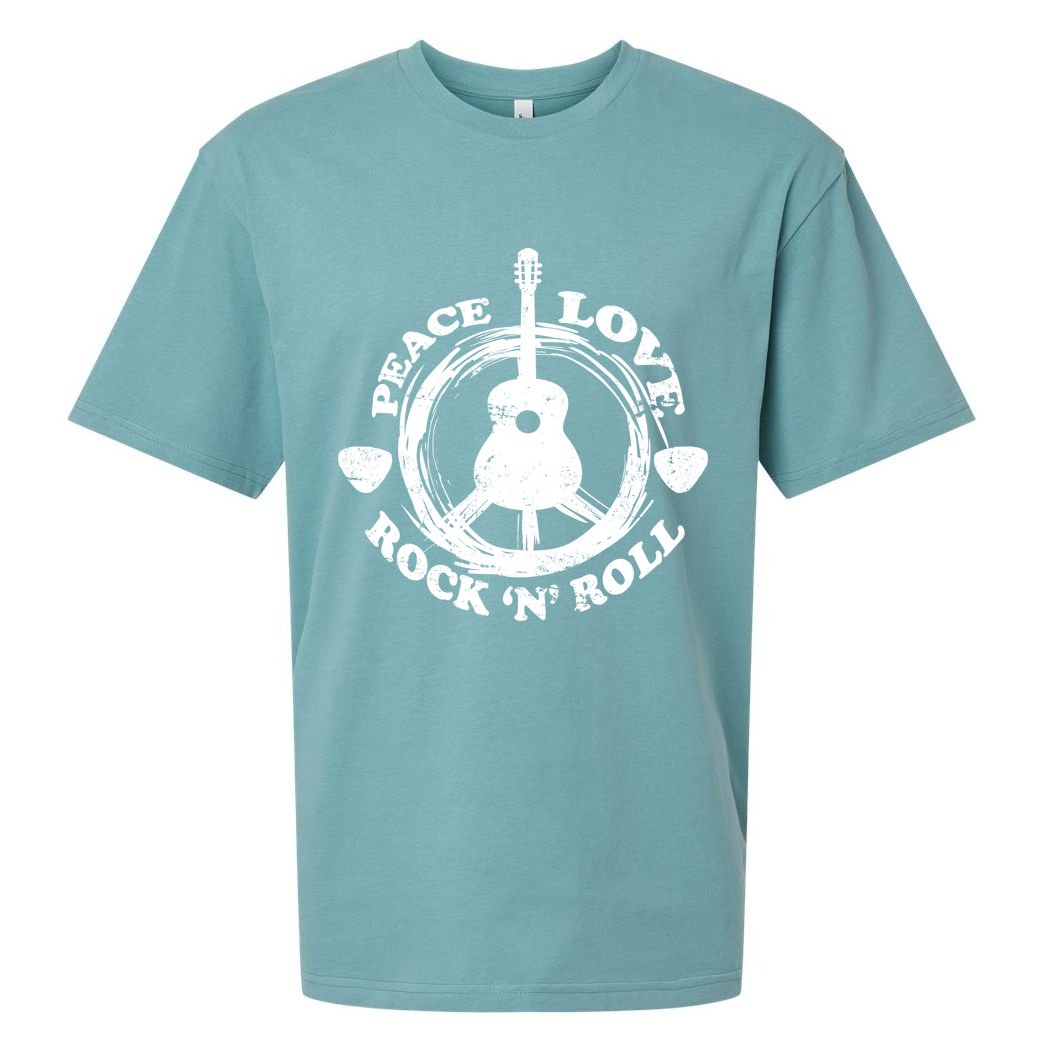 Peace Love Rock 'N' Roll Sueded Cloud Jersey T-Shirt