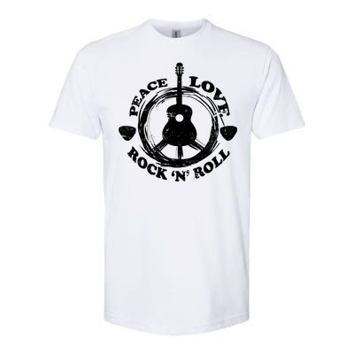 Peace Love Rock 'N' Roll Softstyle® CVC T-Shirt