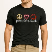Peace Love Teach Cooling Performance Crew T-Shirt