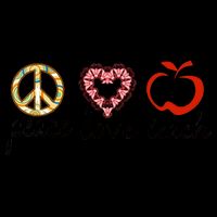 Peace Love Teach Mug