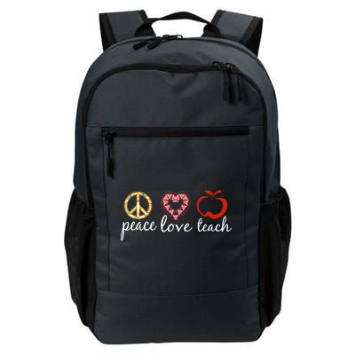 Peace Love Teach Daily Commute Backpack