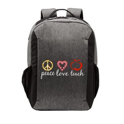 Peace Love Teach Vector Backpack