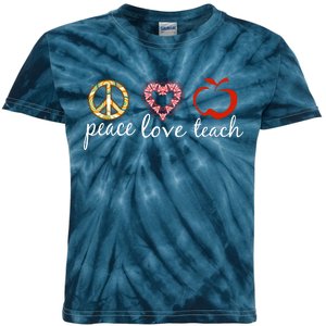 Peace Love Teach Kids Tie-Dye T-Shirt