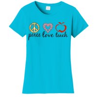 Peace Love Teach Women's T-Shirt