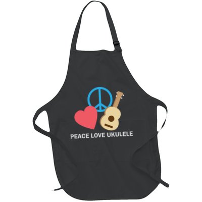 Peace Love Ukulele Apron
