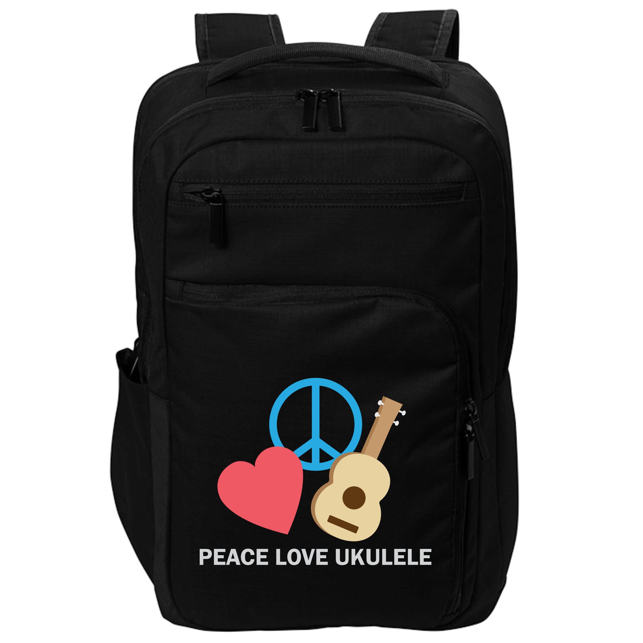 Peace Love Ukulele Impact Tech Backpack