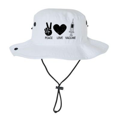 Peace Love Vaccine Shot Legacy Cool Fit Booney Bucket Hat