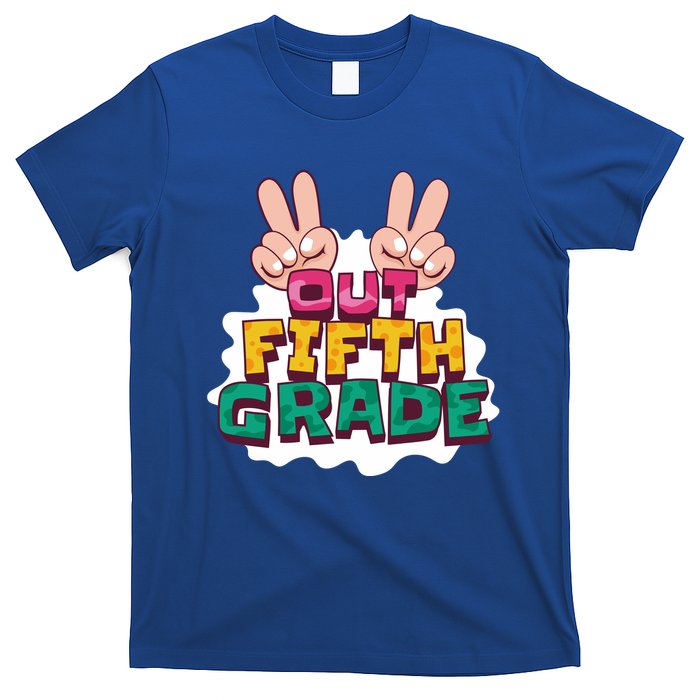 Peace Out Fifth Grade T-Shirt