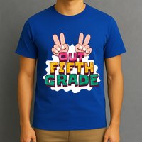 Peace Out Fifth Grade T-Shirt
