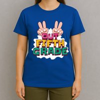 Peace Out Fifth Grade T-Shirt