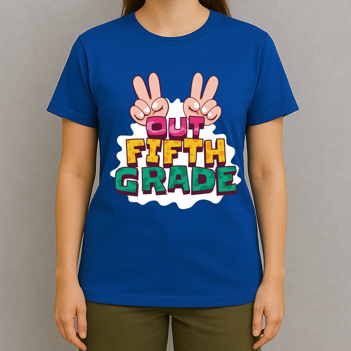 Peace Out Fifth Grade T-Shirt