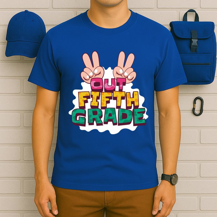 Peace Out Fifth Grade T-Shirt