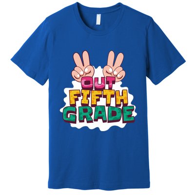 Peace Out Fifth Grade Premium T-Shirt