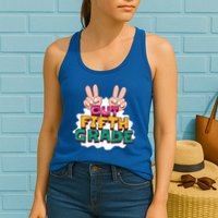 Peace Out Fifth Grade Womens Tank Top