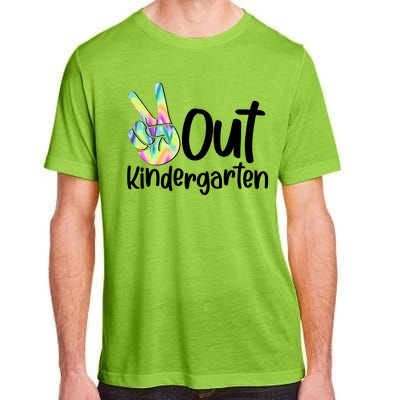 Peace Out Kindergarten Adult ChromaSoft Performance T-Shirt