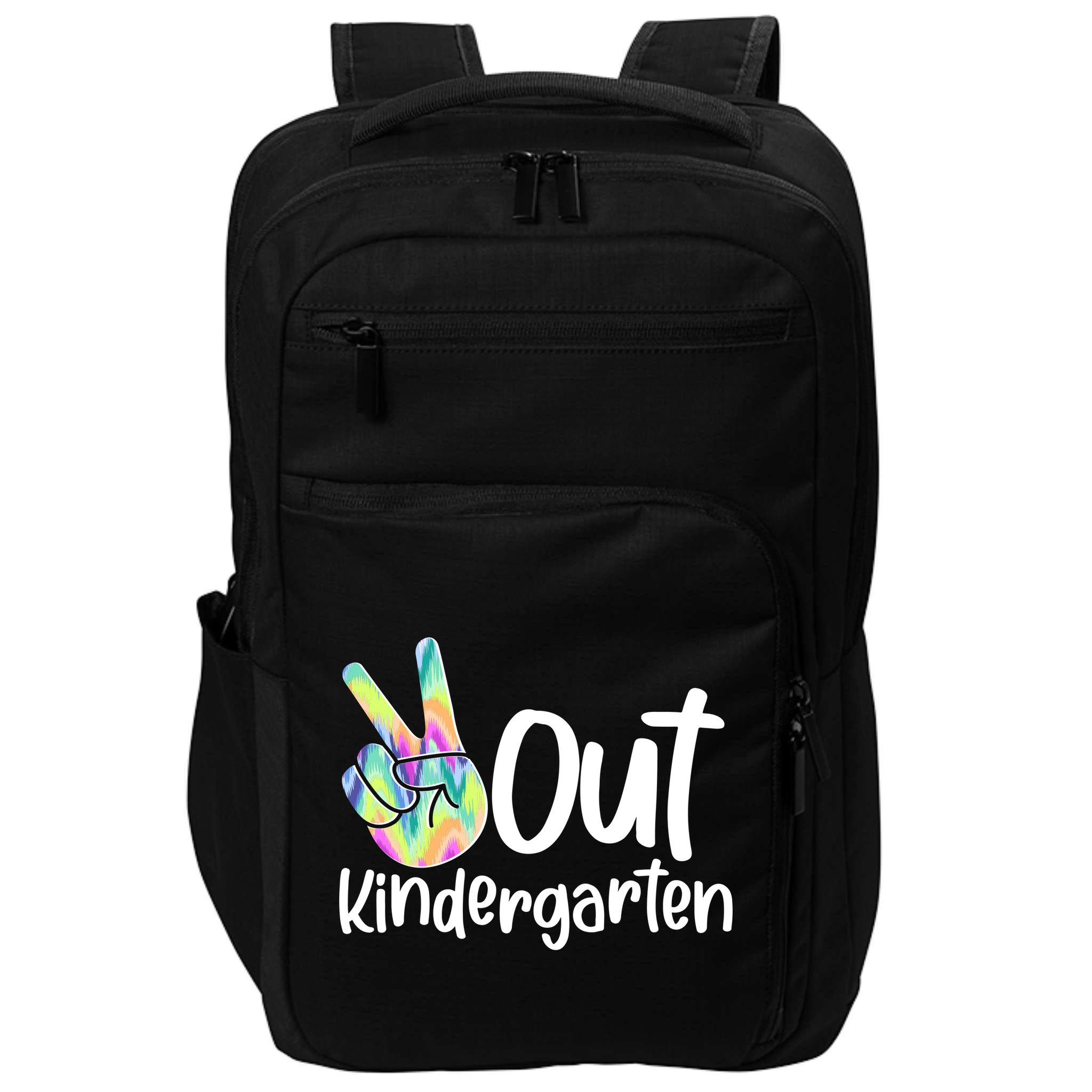 Peace Out Kindergarten Impact Tech Backpack