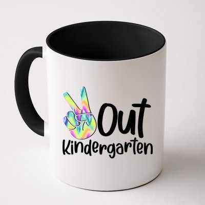 Peace Out Kindergarten Mug