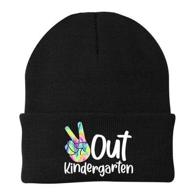 Peace Out Kindergarten Beanie