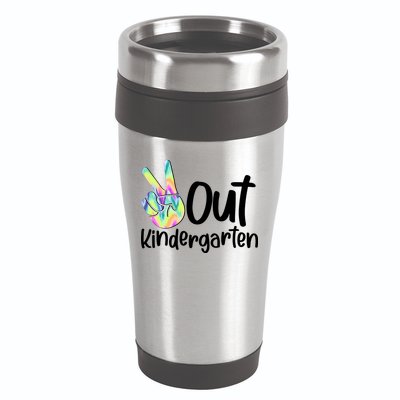 Peace Out Kindergarten 16oz Travel Tumbler