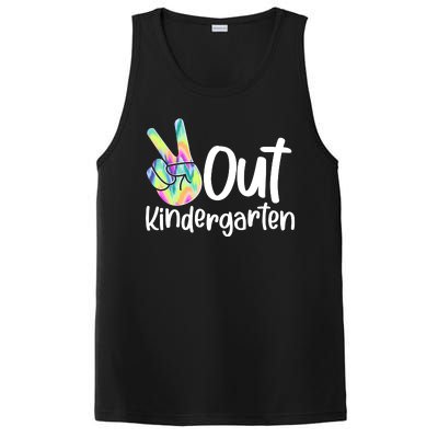 Peace Out Kindergarten PosiCharge Competitor Tank