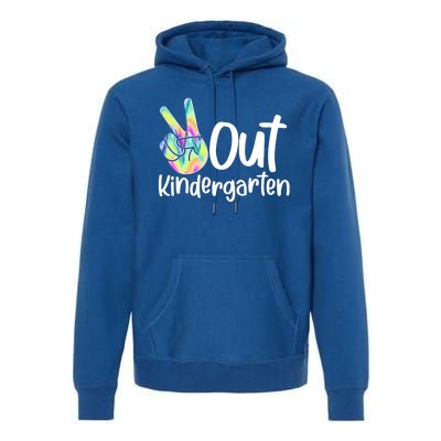 Peace Out Kindergarten Premium Hoodie