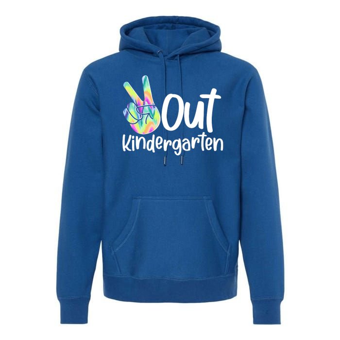 Peace Out Kindergarten Premium Hoodie