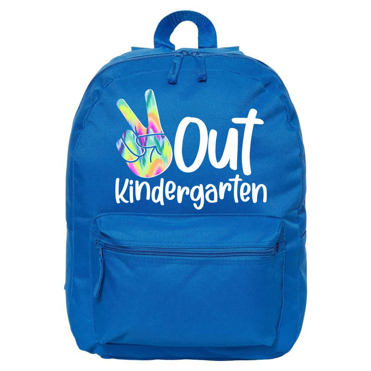 Peace Out Kindergarten 16 in Basic Backpack