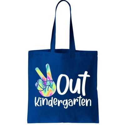 Peace Out Kindergarten Tote Bag