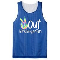 Peace Out Kindergarten Mesh Reversible Basketball Jersey Tank