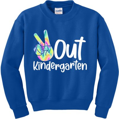 Peace Out Kindergarten Kids Sweatshirt