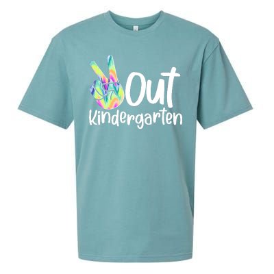 Peace Out Kindergarten Sueded Cloud Jersey T-Shirt