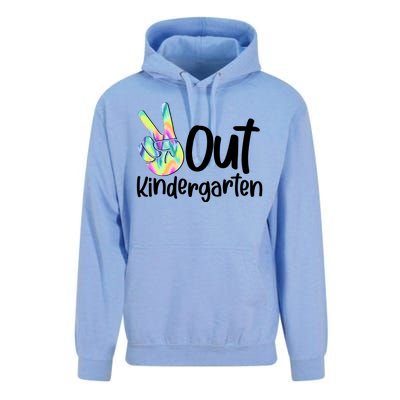 Peace Out Kindergarten Unisex Surf Hoodie