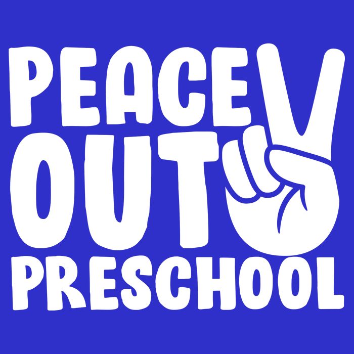 Peace Out Preschool Womens T-Shirt