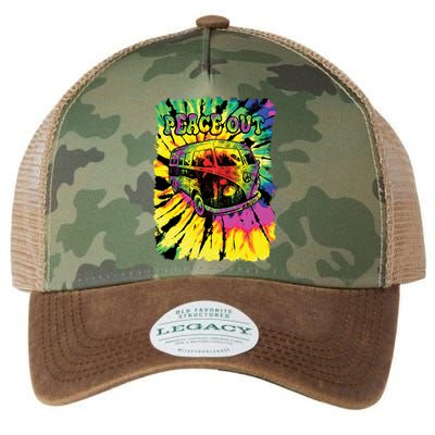 Peace Out Van Legacy Tie Dye Trucker Hat