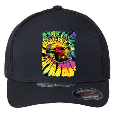 Peace Out Van Flexfit Unipanel Trucker Cap