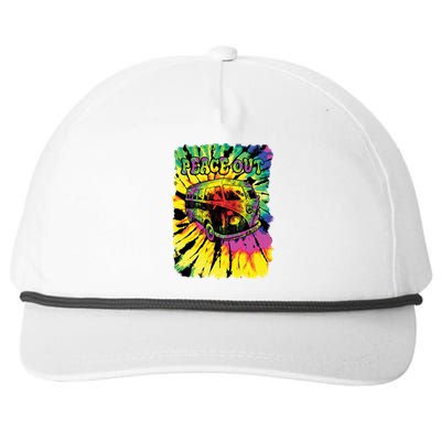 Peace Out Van Snapback Five-Panel Rope Hat