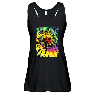 Peace Out Van Ladies Essential Flowy Tank