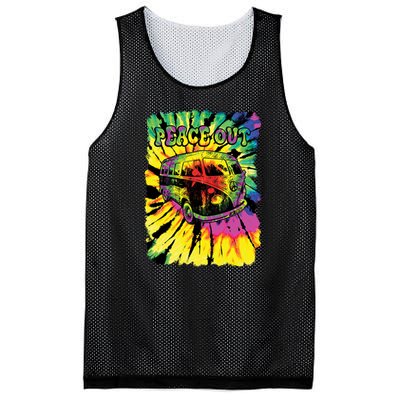 Peace Out Van Mesh Reversible Basketball Jersey Tank