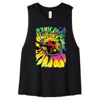 Peace Out Van Women's Racerback Cropped Tank