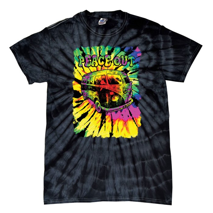 Peace Out Van Tie-Dye T-Shirt