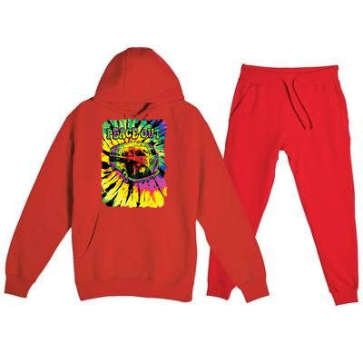 Peace Out Van Premium Hooded Sweatsuit Set