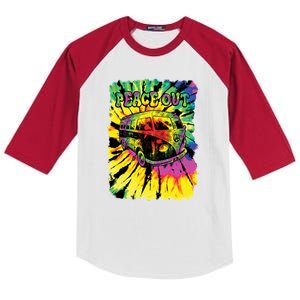 Peace Out Van Kids Colorblock Raglan Jersey