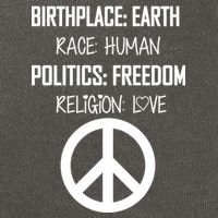 Peace Race Religion Politics Cotton Canvas Backpack