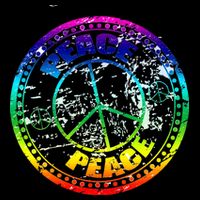 Peace Retro Tie Dyed Logo Backpack
