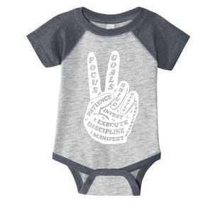 Peace Sign Inspirational Quote Infant Baby Jersey Bodysuit