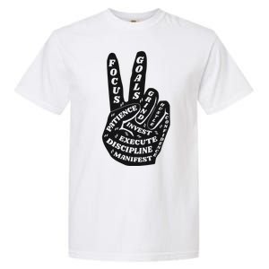 Peace Sign Inspirational Quote Garment-Dyed Heavyweight T-Shirt