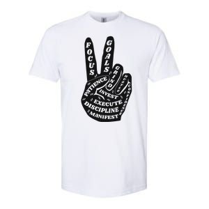 Peace Sign Inspirational Quote Softstyle CVC T-Shirt