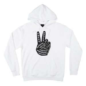 Peace Sign Inspirational Quote Hoodie